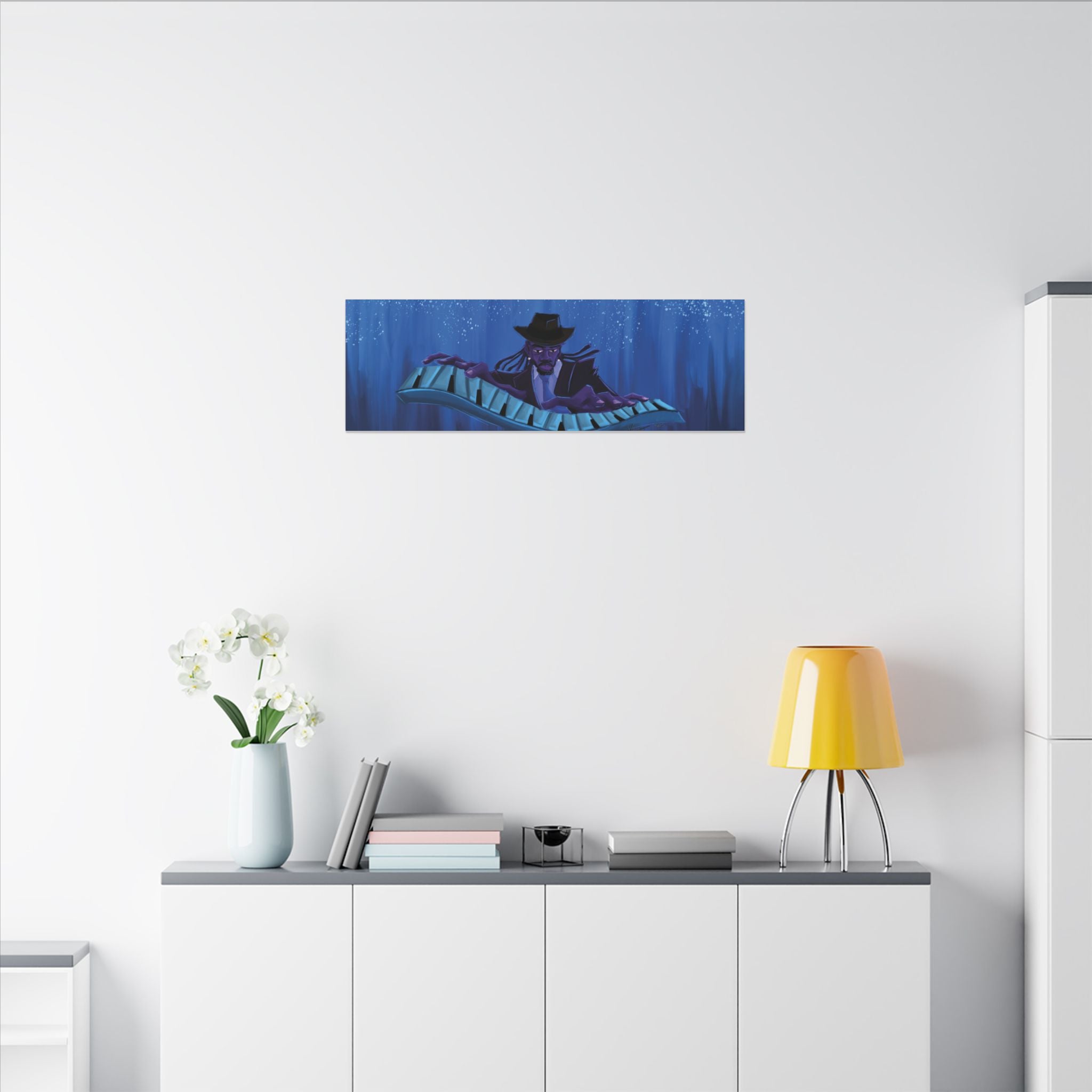 ‘The Pianist’ Matte Canvas, Stretched, 0.75" (Multi-Size)