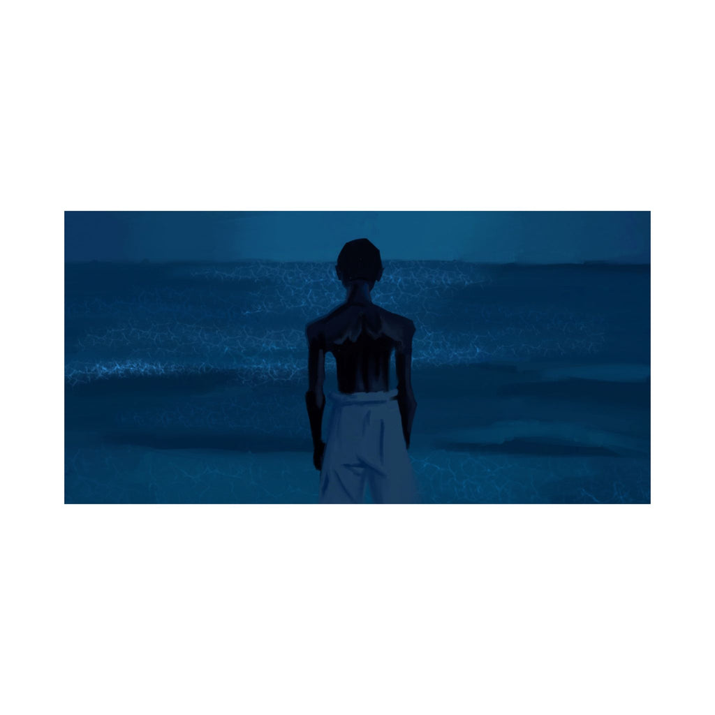 “Moonlight I” Matte Horizontal Art Posters
