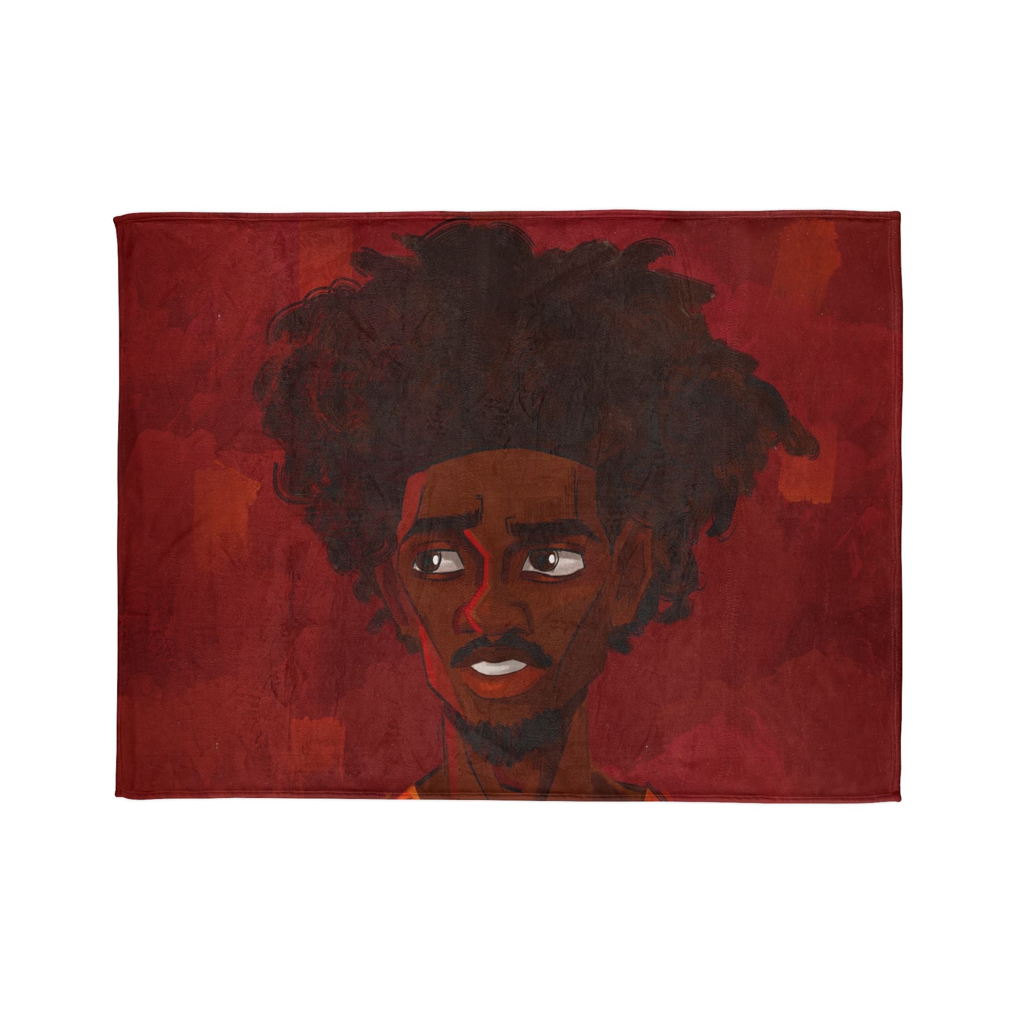 ‘Red/Jacques’ (Pronounced Jaque)’ Soft Polyester Blanket