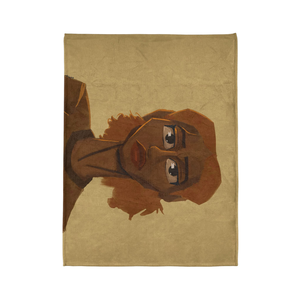 ‘Beige/Lisa’ Soft Polyester Blanket