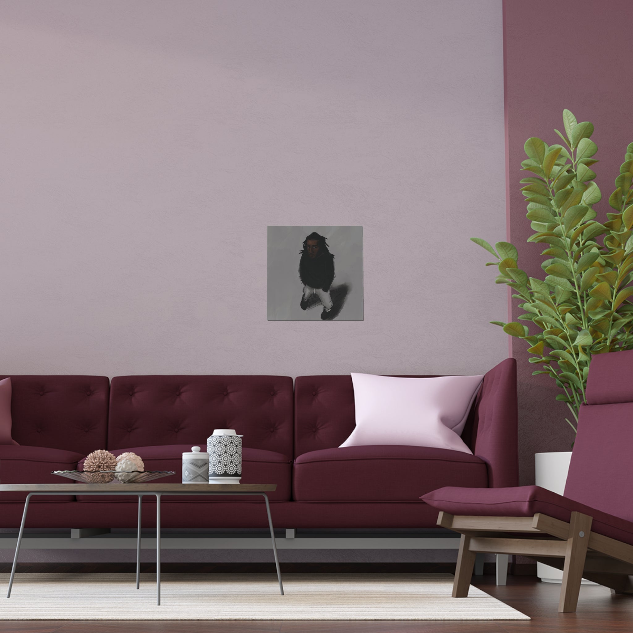 “Untitled V/The Artist” Indoor and Outdoor Silk Posters