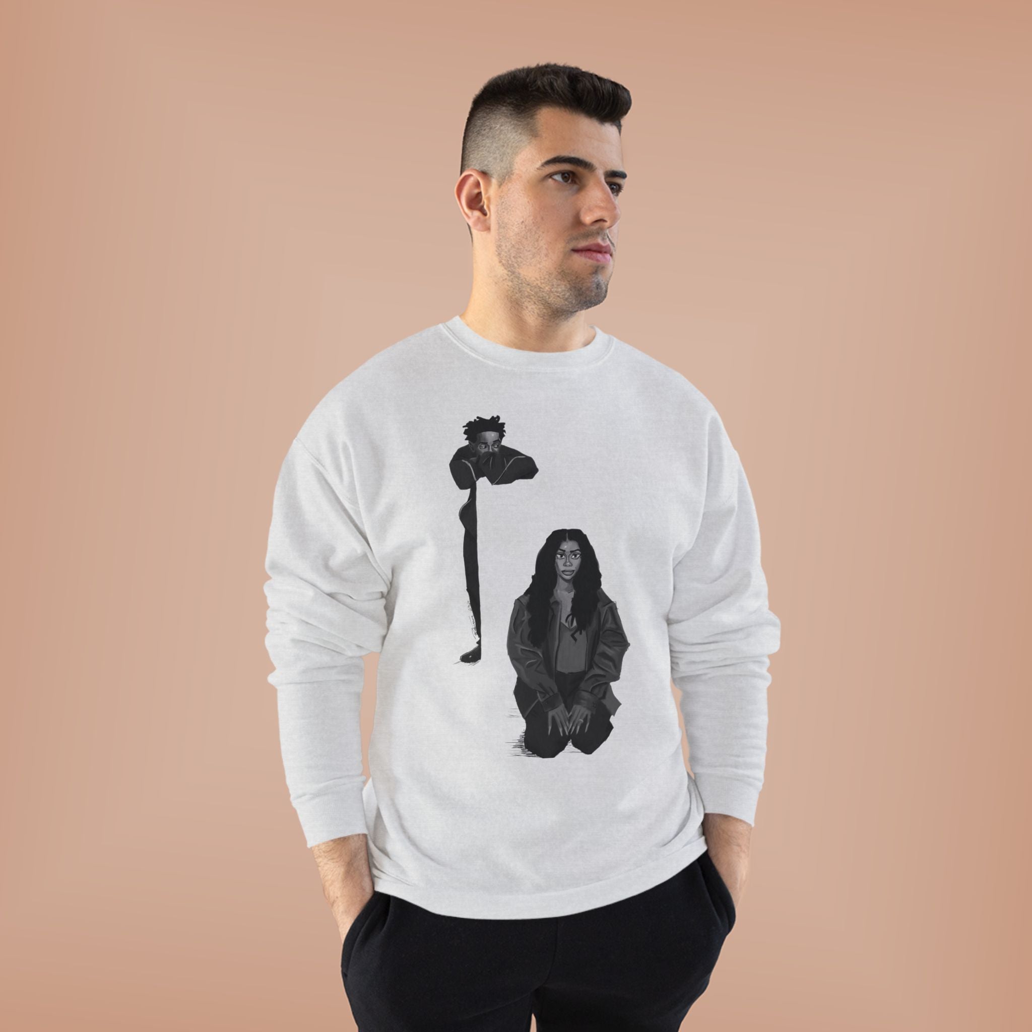 ‘Dot & Sza’ Unisex EcoSmart® Crewneck Sweatshirt