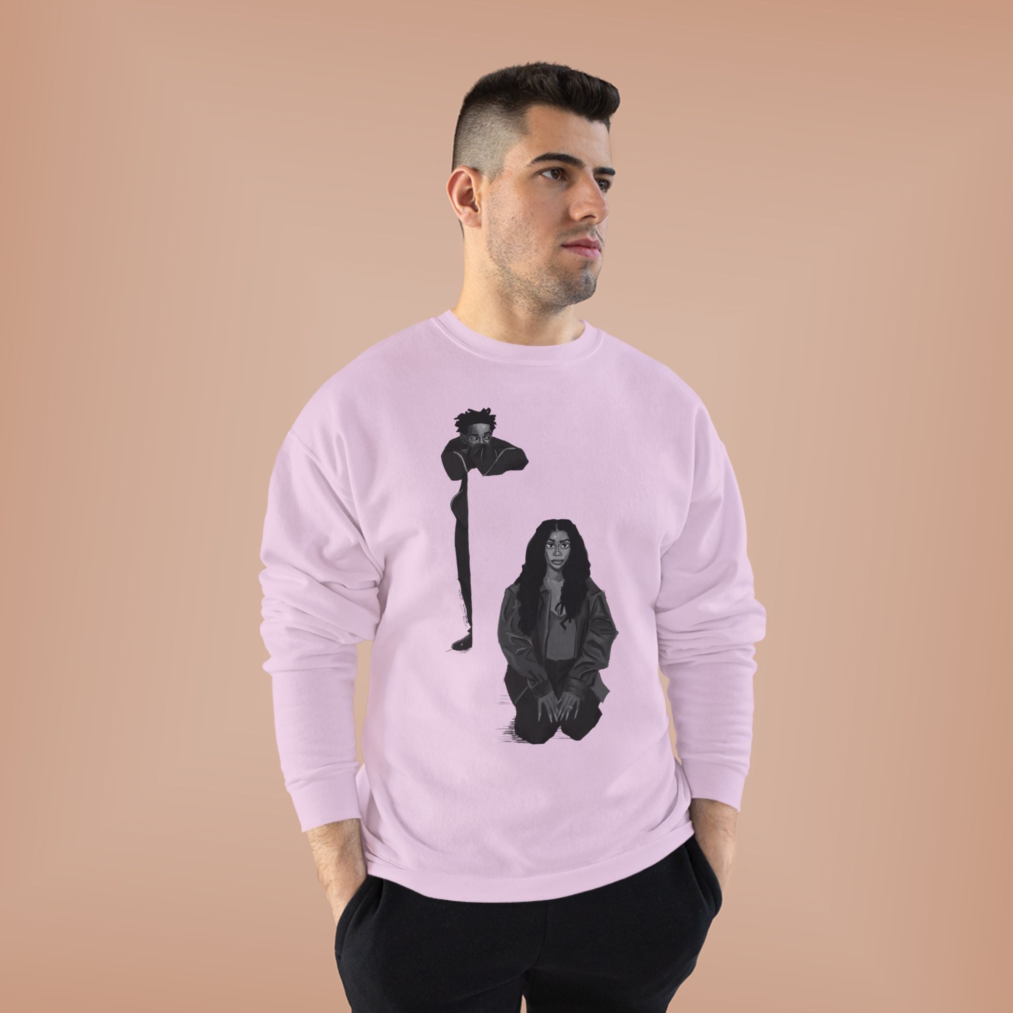 ‘Dot & Sza’ Unisex EcoSmart® Crewneck Sweatshirt
