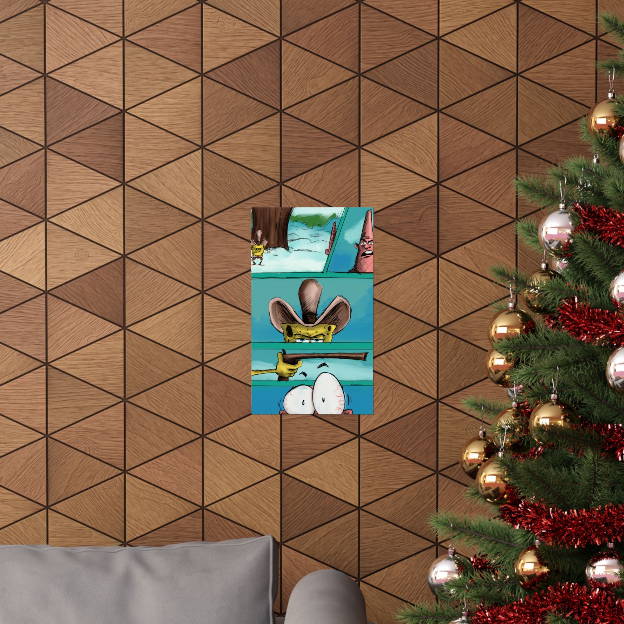 “I’m Dirty Dan” (Spongebob) Matte Vertical Art Posters