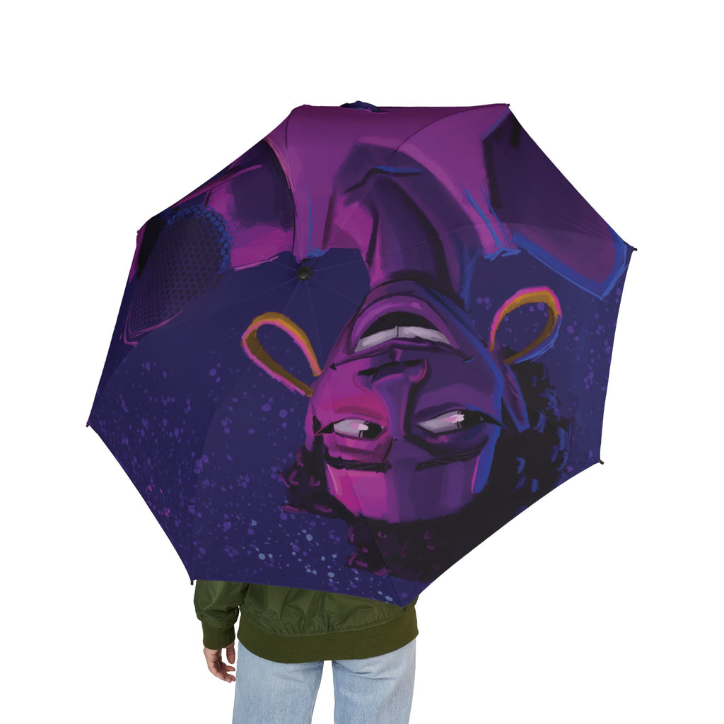 ‘The Singer’ Semi-Automatic Foldable Umbrella