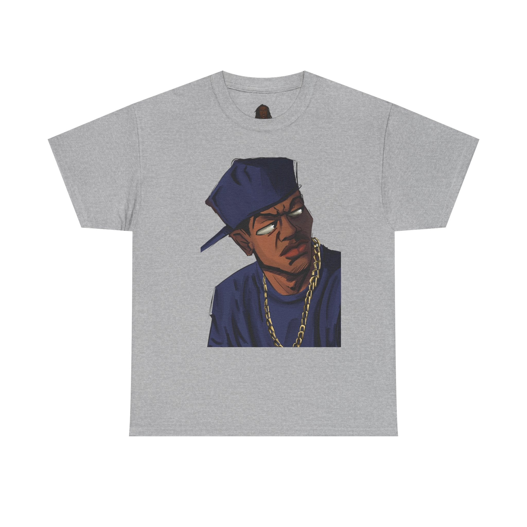 ‘SMOKEY (Boondocks Portrait)’ Unisex Heavy Cotton Tee