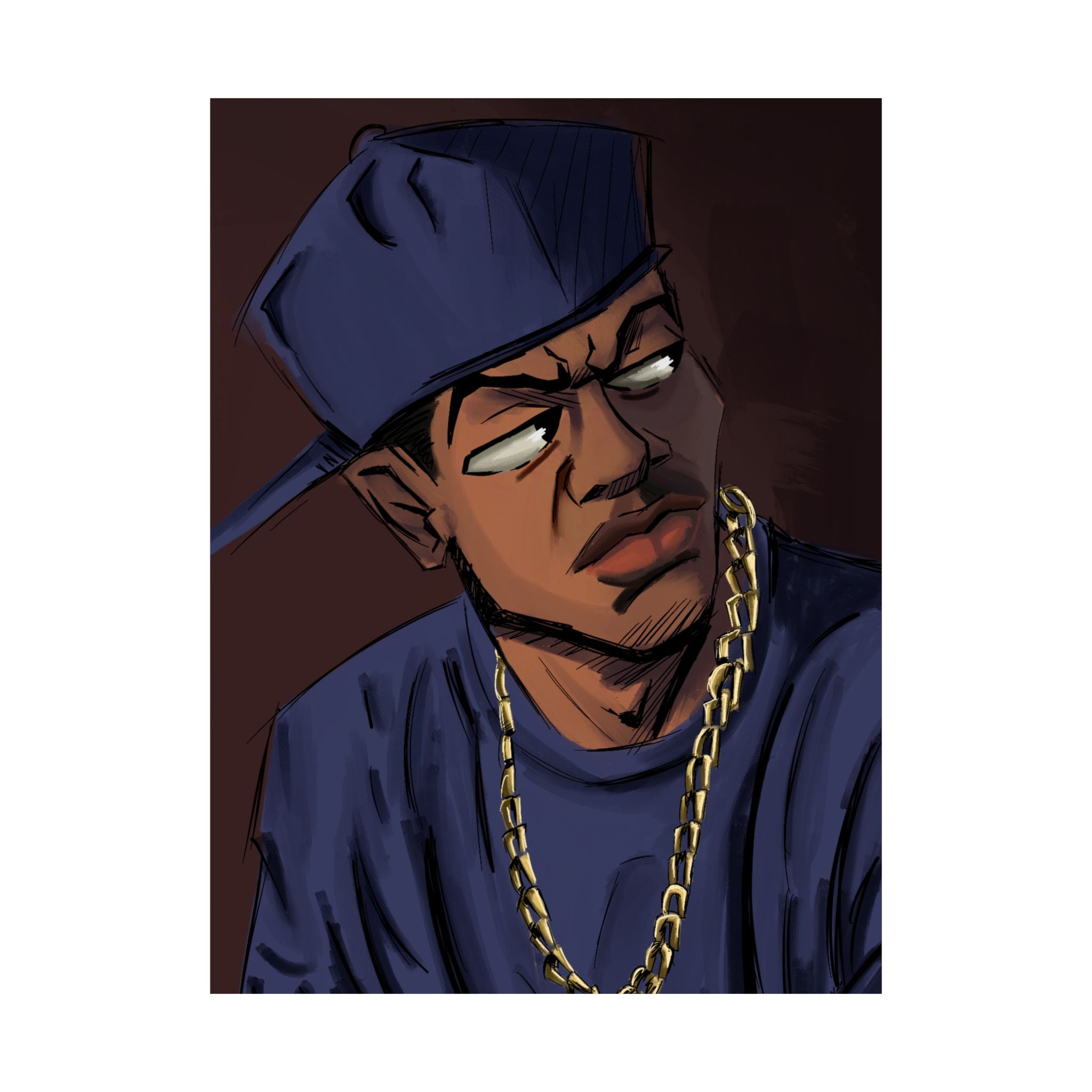 ‘SMOKEY (Friday/Boondocks)’ Matte Vertical Posters