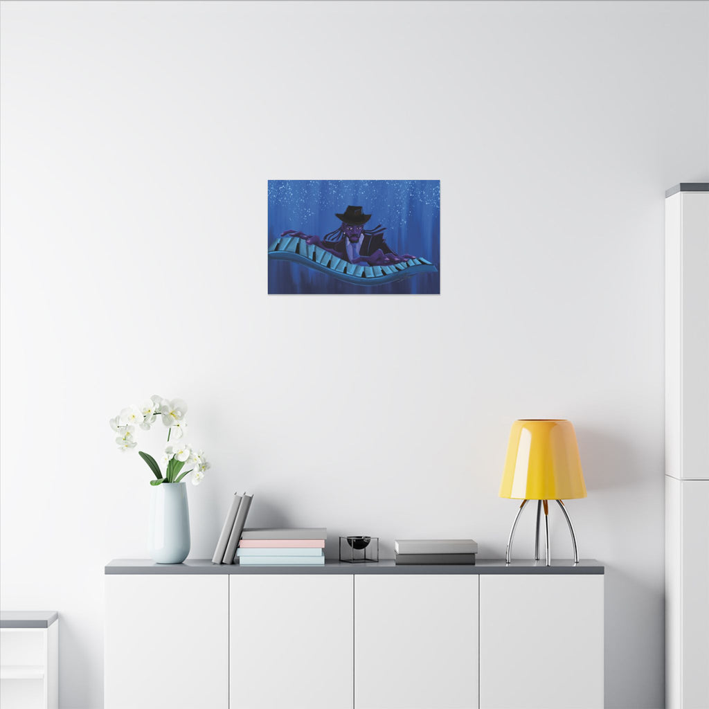 ‘The Pianist’ Matte Canvas, Stretched, 0.75" (Multi-Size)