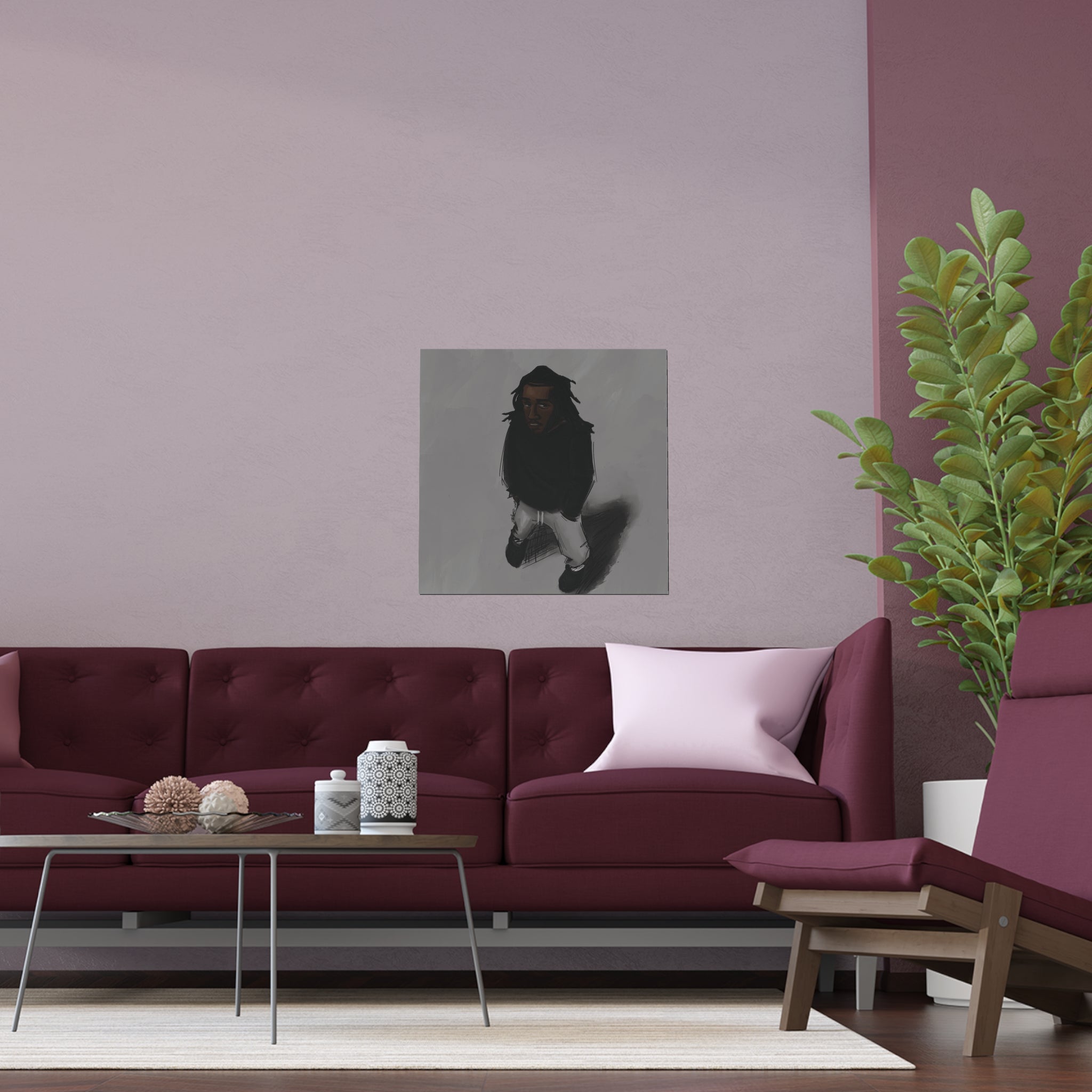 “Untitled V/The Artist” Indoor and Outdoor Silk Posters