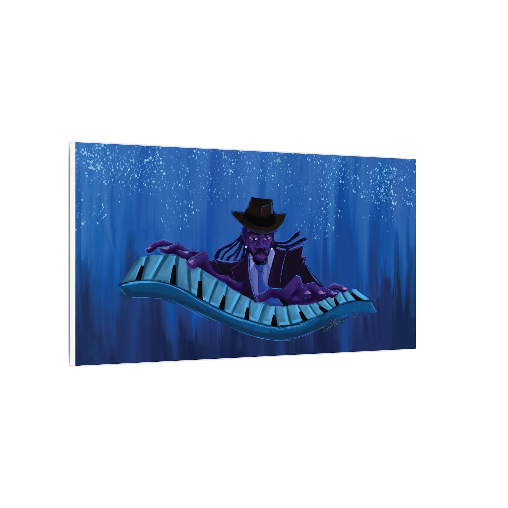 ‘The Pianist’ Matte Canvas, Stretched, 0.75" (Multi-Size)