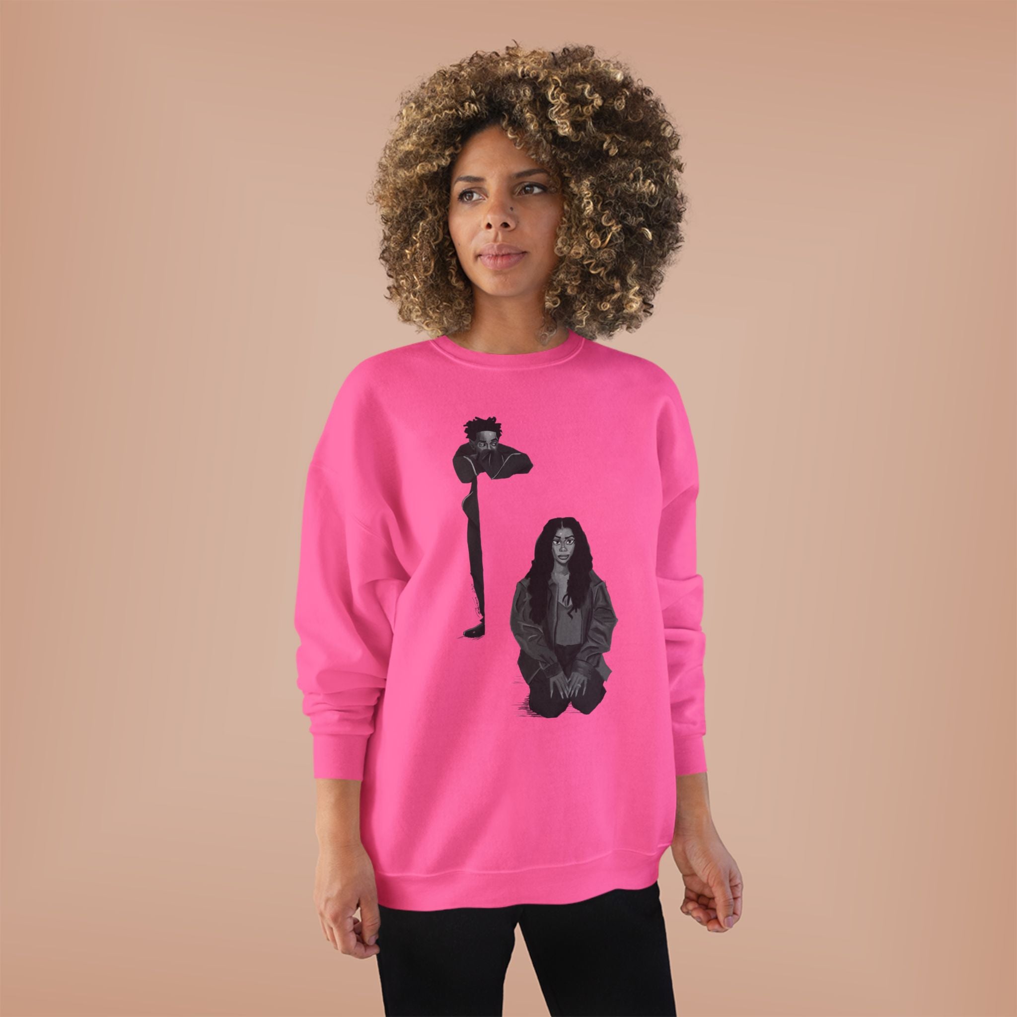 ‘Dot & Sza’ Unisex EcoSmart® Crewneck Sweatshirt