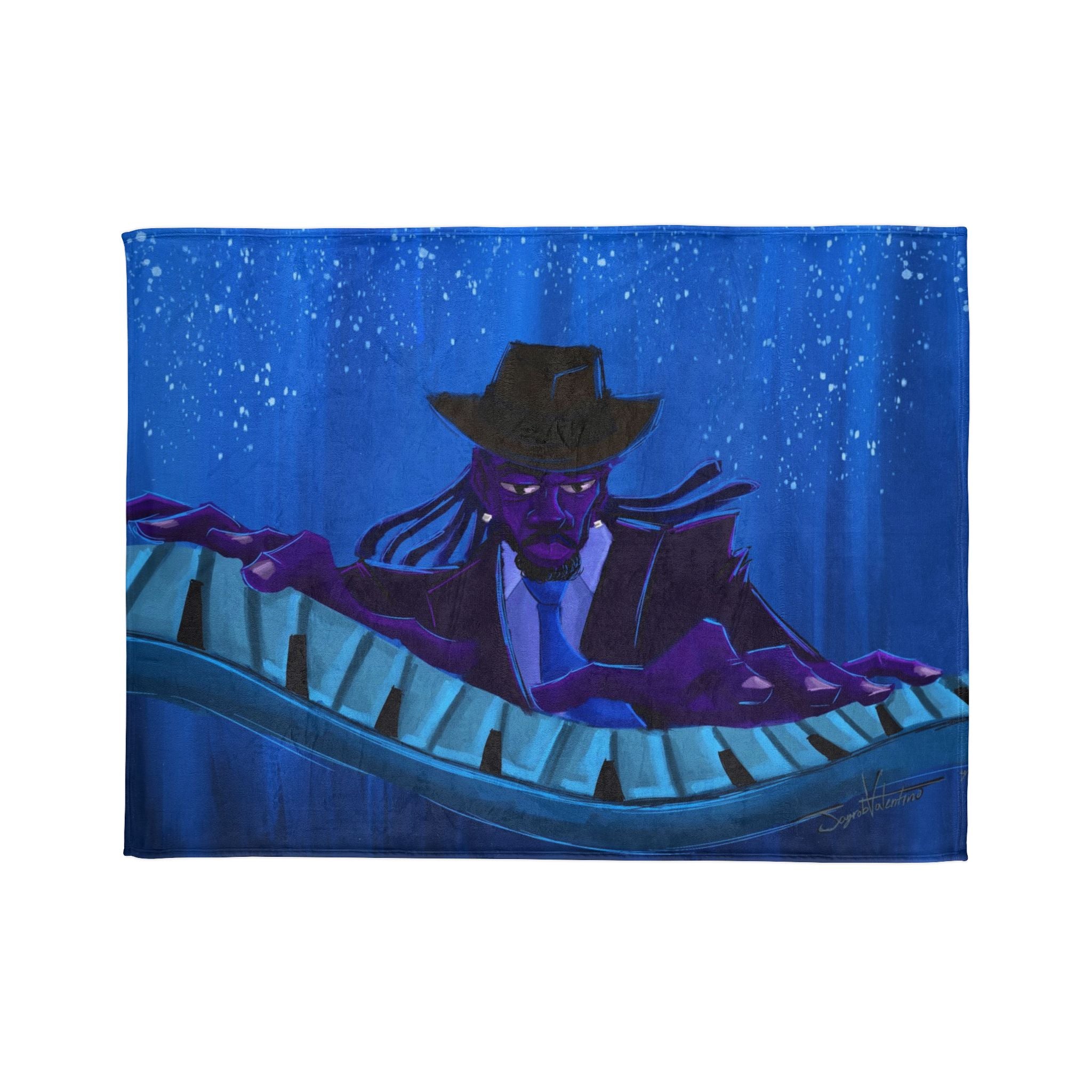 ‘The Pianist’ Soft Polyester Blanket
