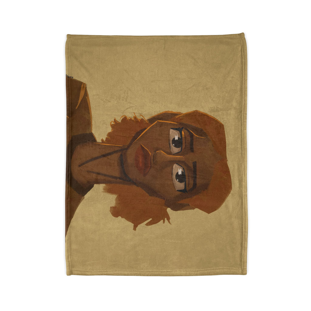 ‘Beige/Lisa’ Soft Polyester Blanket
