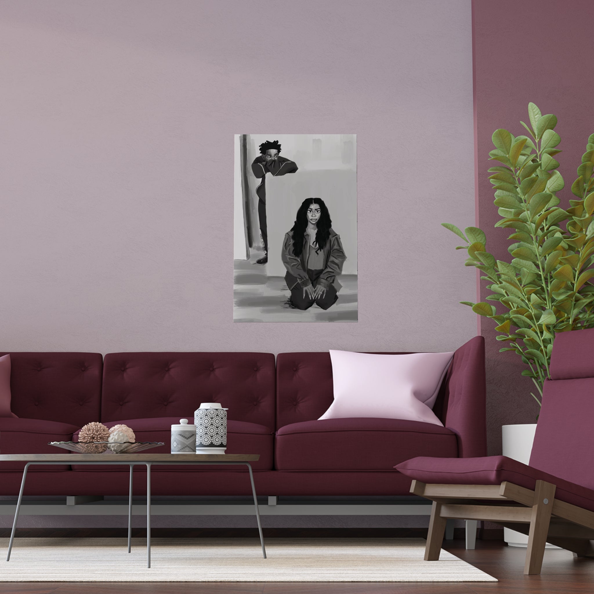 ‘Dot & Sza’ Indoor and Outdoor Silk Posters