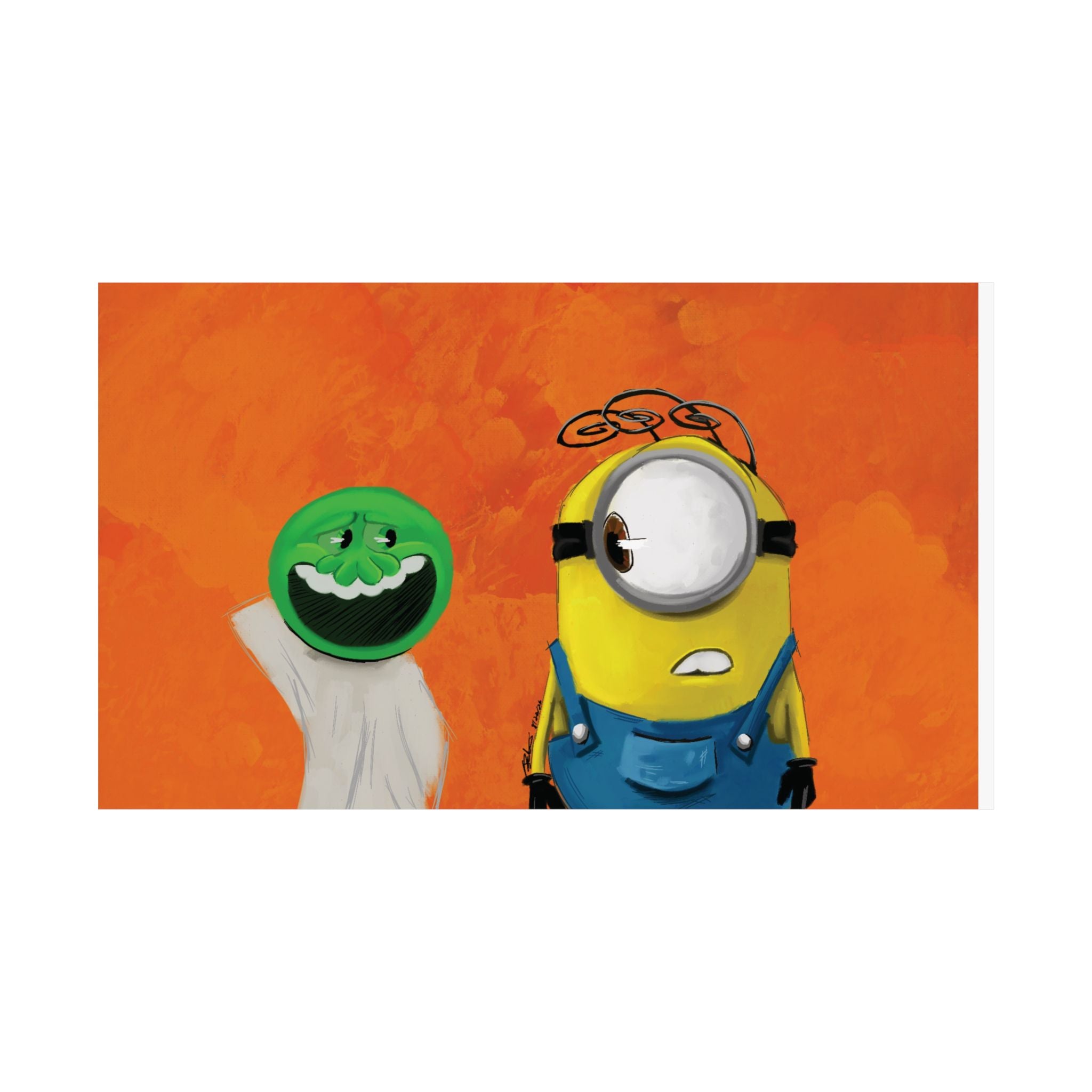 “James & Goomi” Matte Horizontal Art Posters