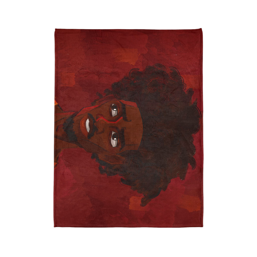 ‘Red/Jacques’ (Pronounced Jaque)’ Soft Polyester Blanket