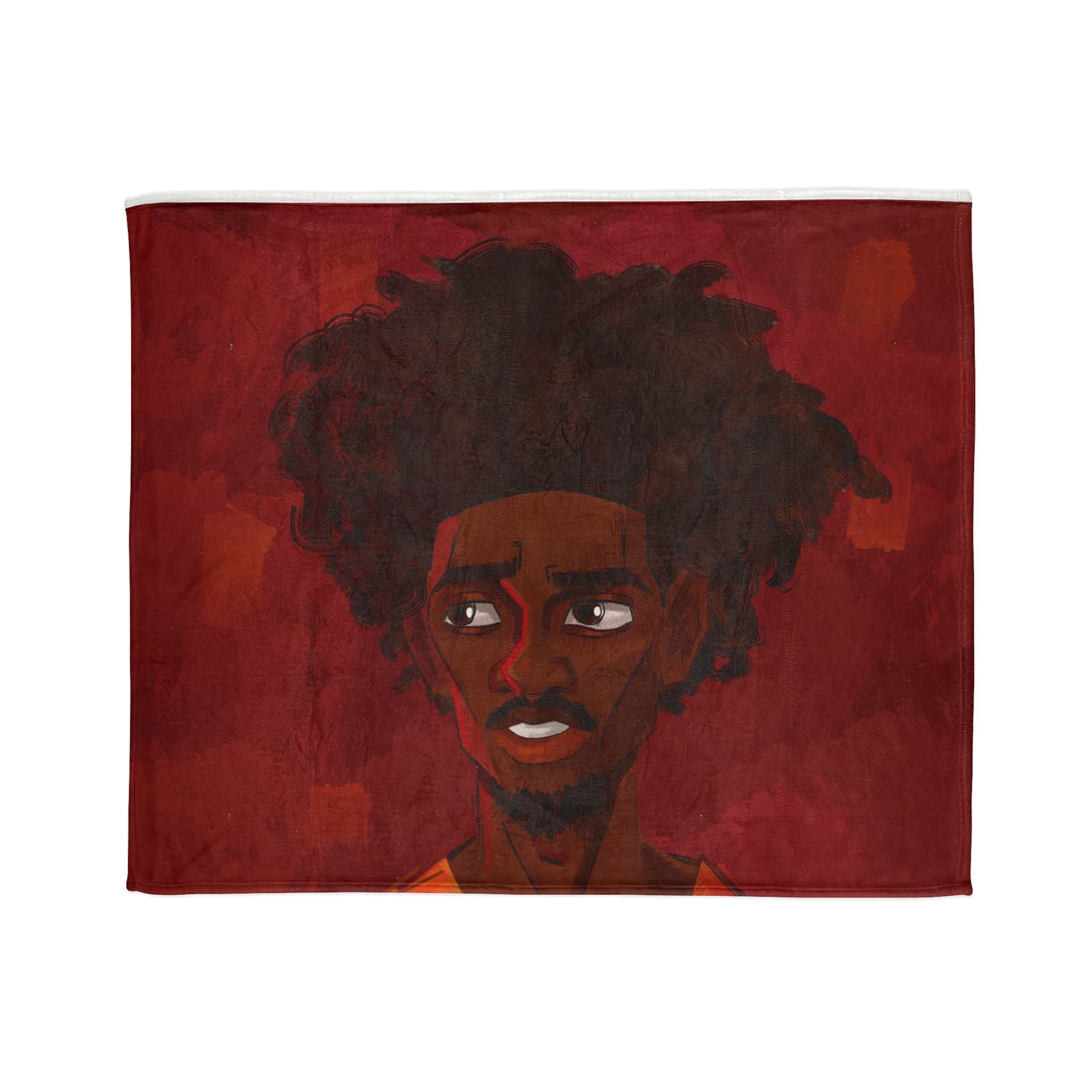 ‘Red/Jacques’ (Pronounced Jaque)’ Soft Polyester Blanket