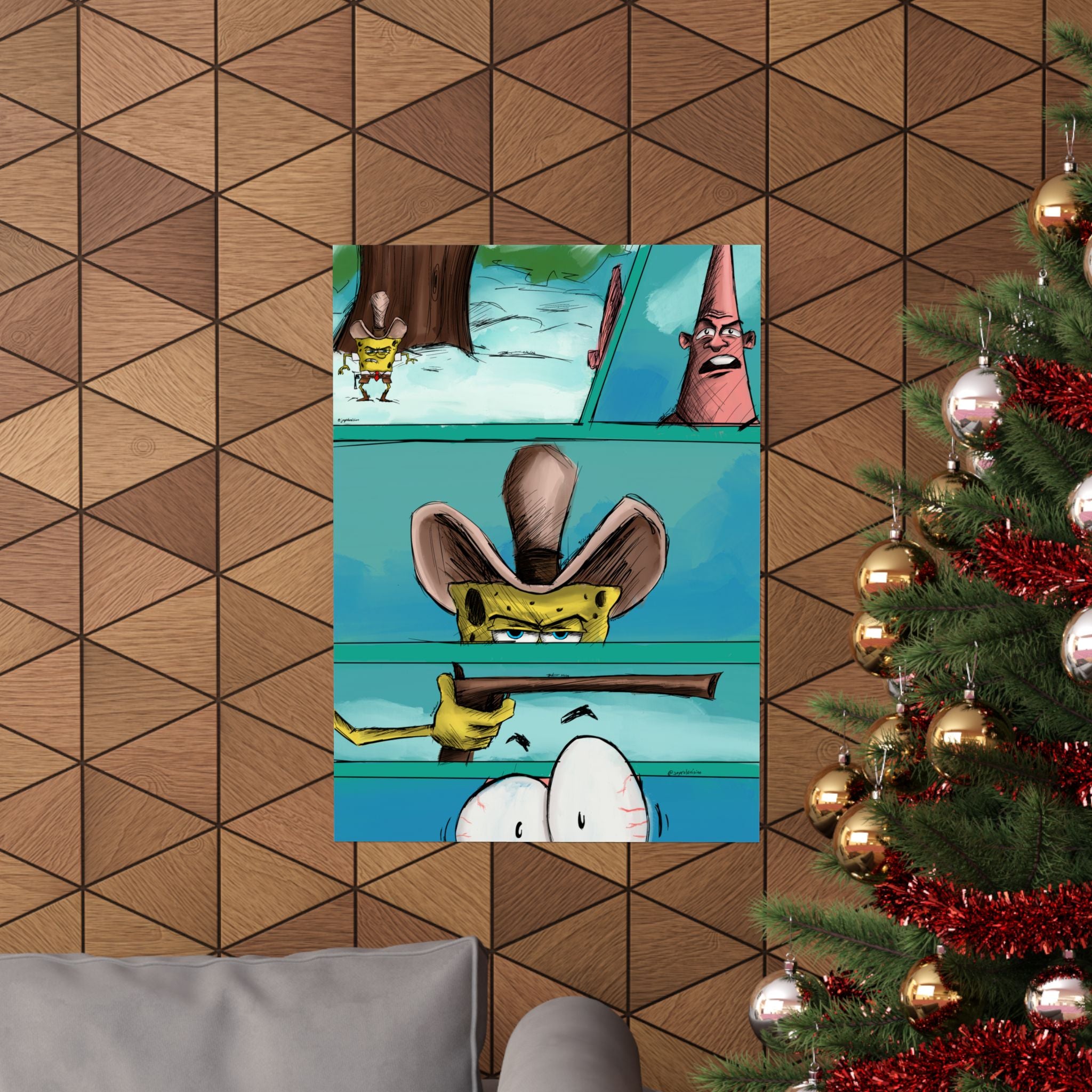“I’m Dirty Dan” (Spongebob) Matte Vertical Art Posters