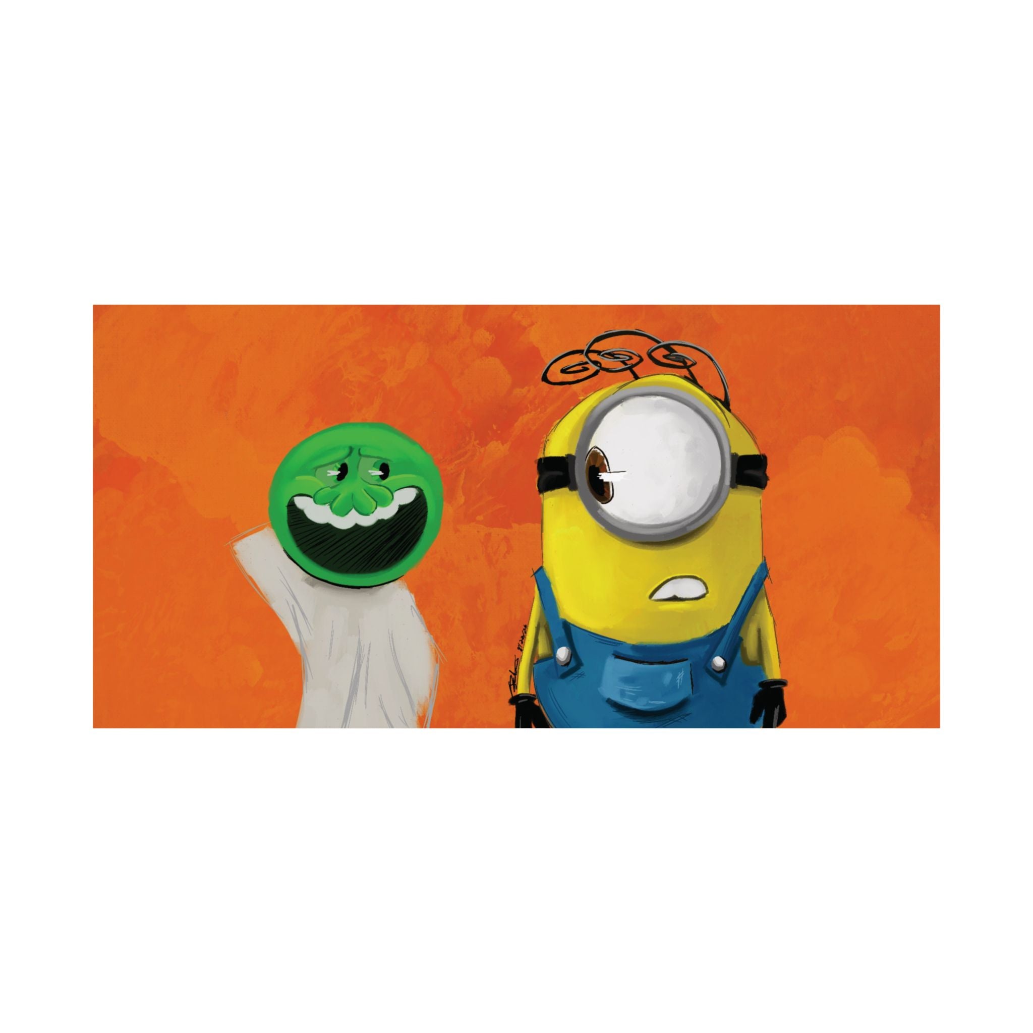 “James & Goomi” Matte Horizontal Art Posters