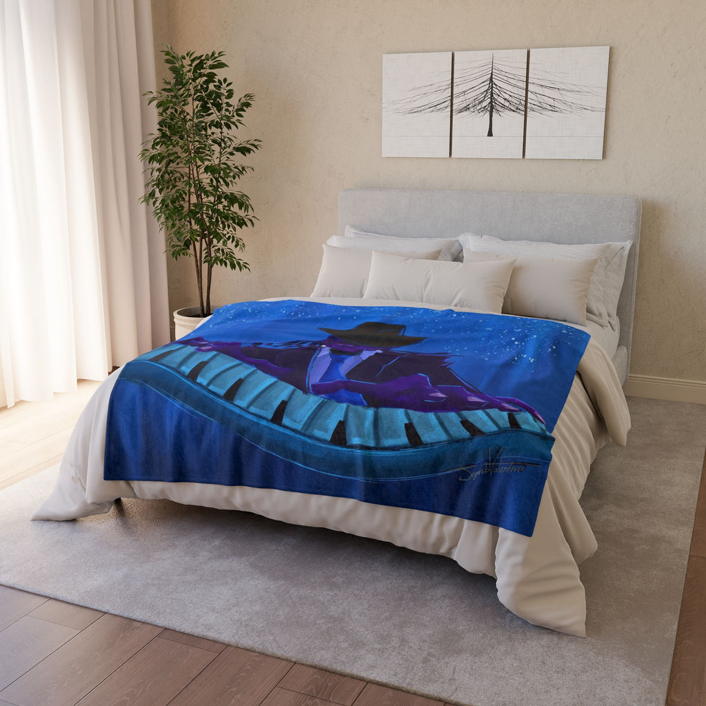 ‘The Pianist’ Soft Polyester Blanket