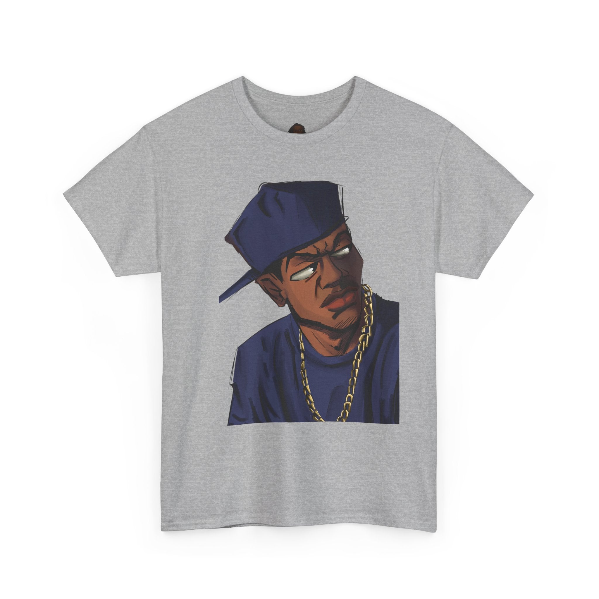 ‘SMOKEY (Boondocks Portrait)’ Unisex Heavy Cotton Tee