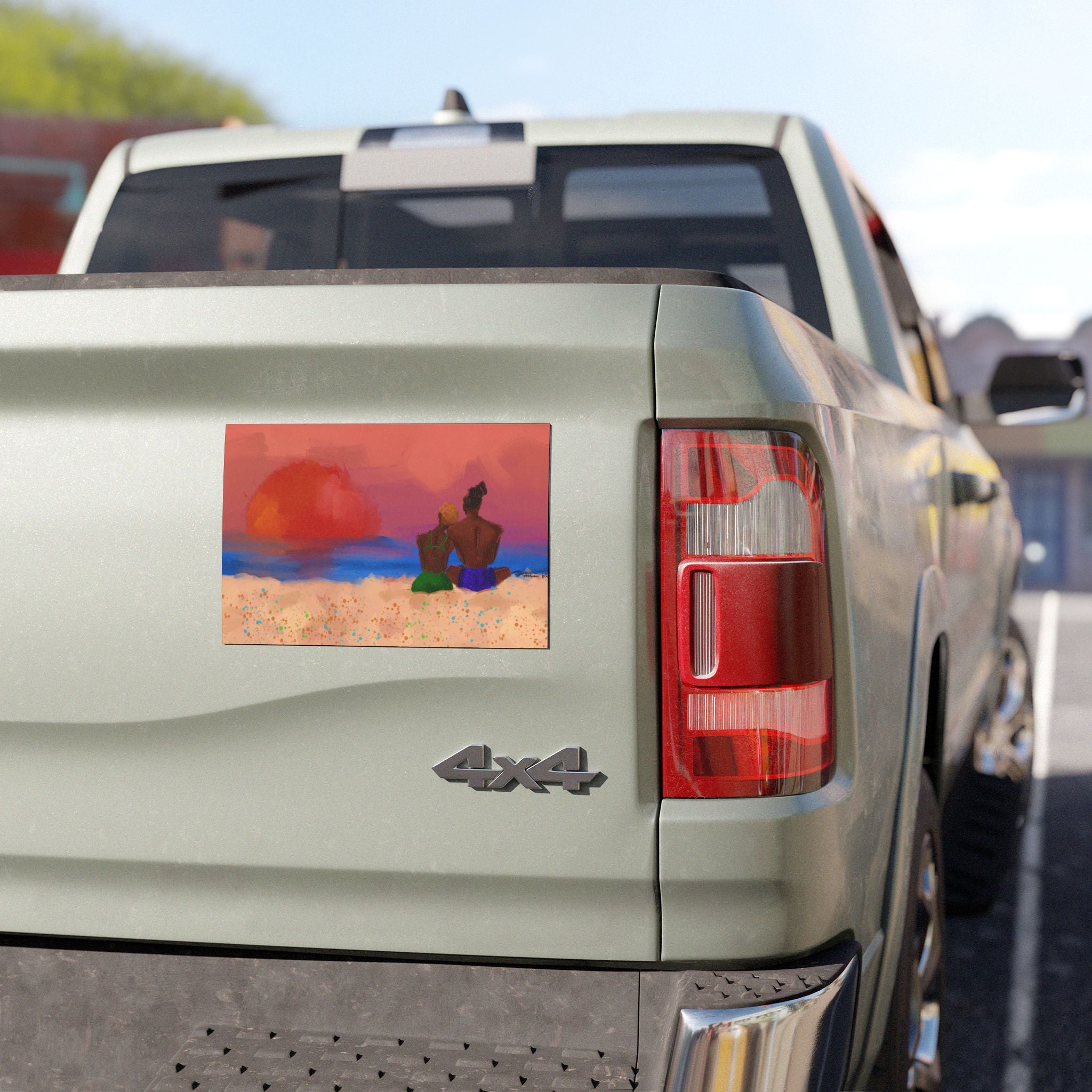 ‘Beach Date’ Car Magnets
