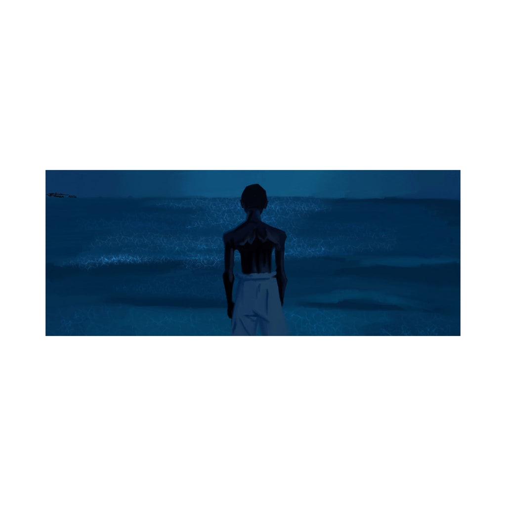 “Moonlight I” Matte Horizontal Art Posters