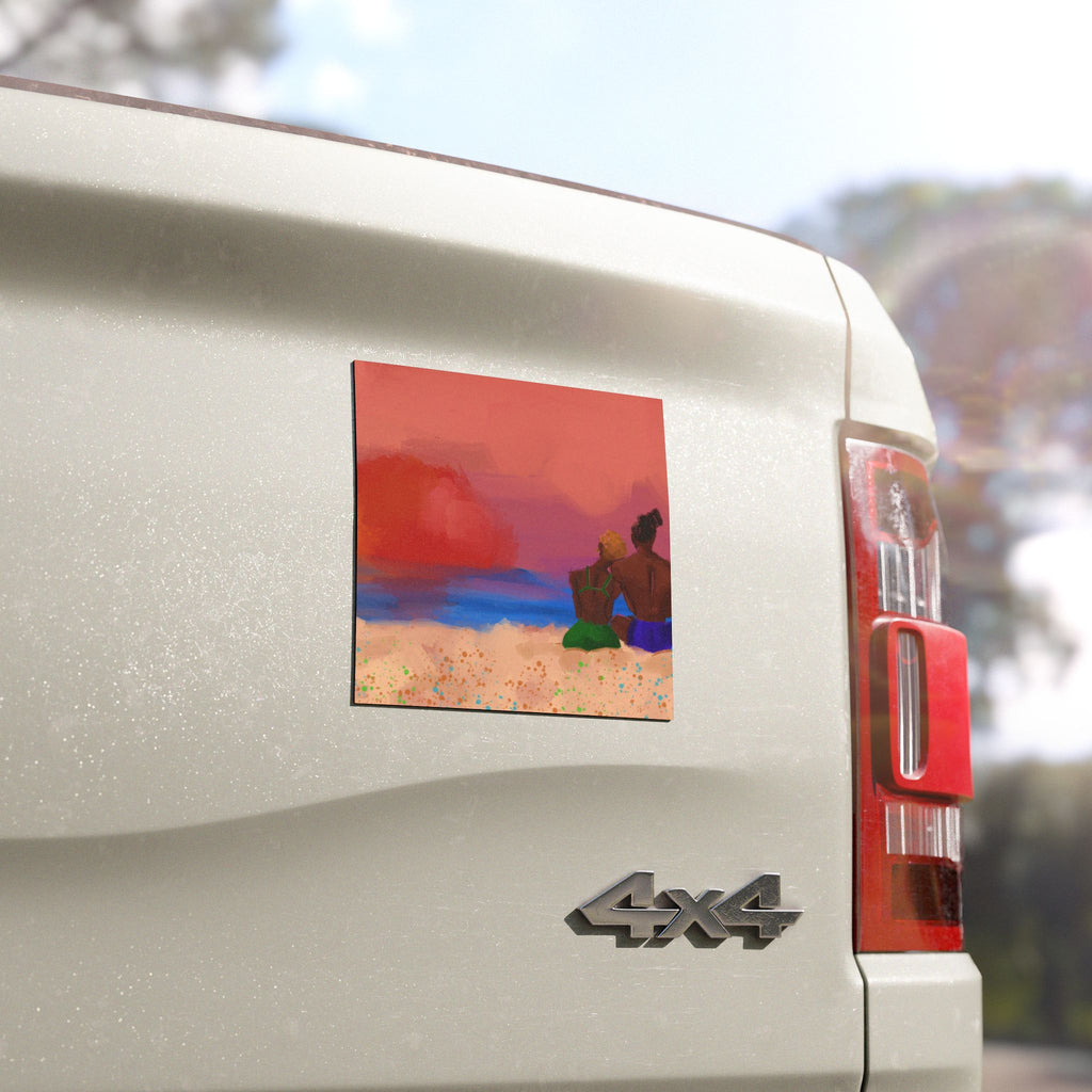 ‘Beach Date’ Car Magnets