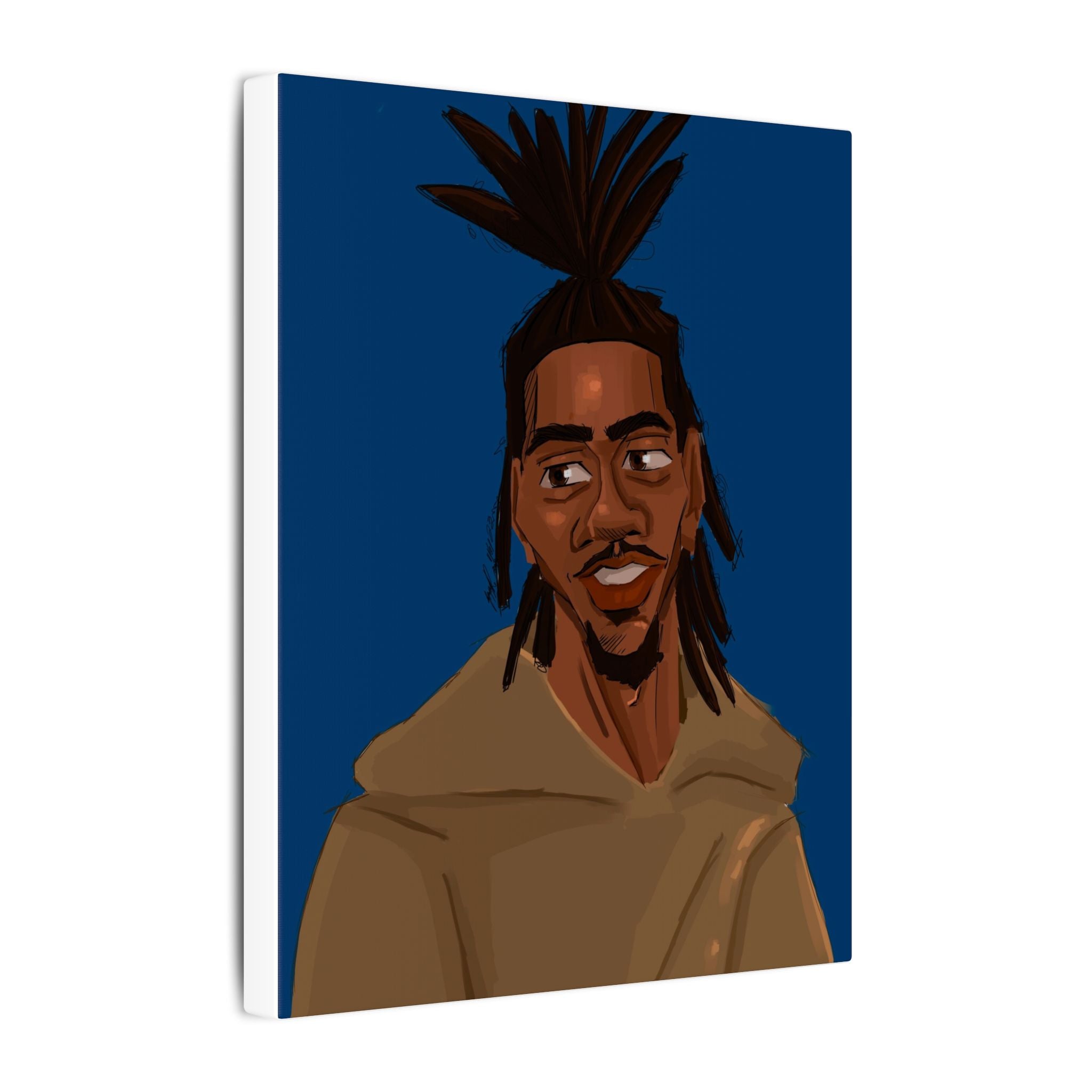 ‘Blue/Travis’ Matte Canvas, Stretched, 0.75" (Multi-Size)
