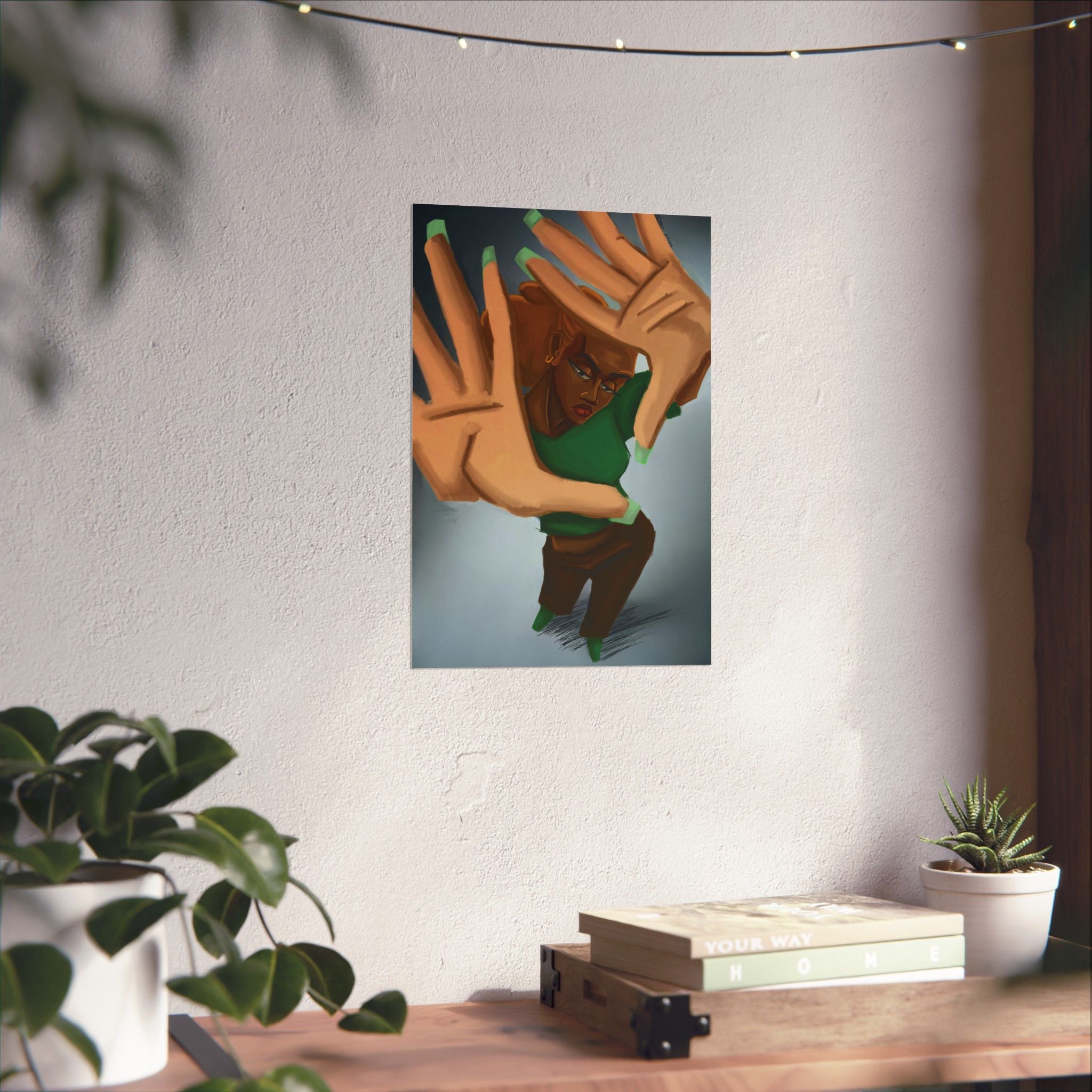 “Lisa” Matte Vertical Posters