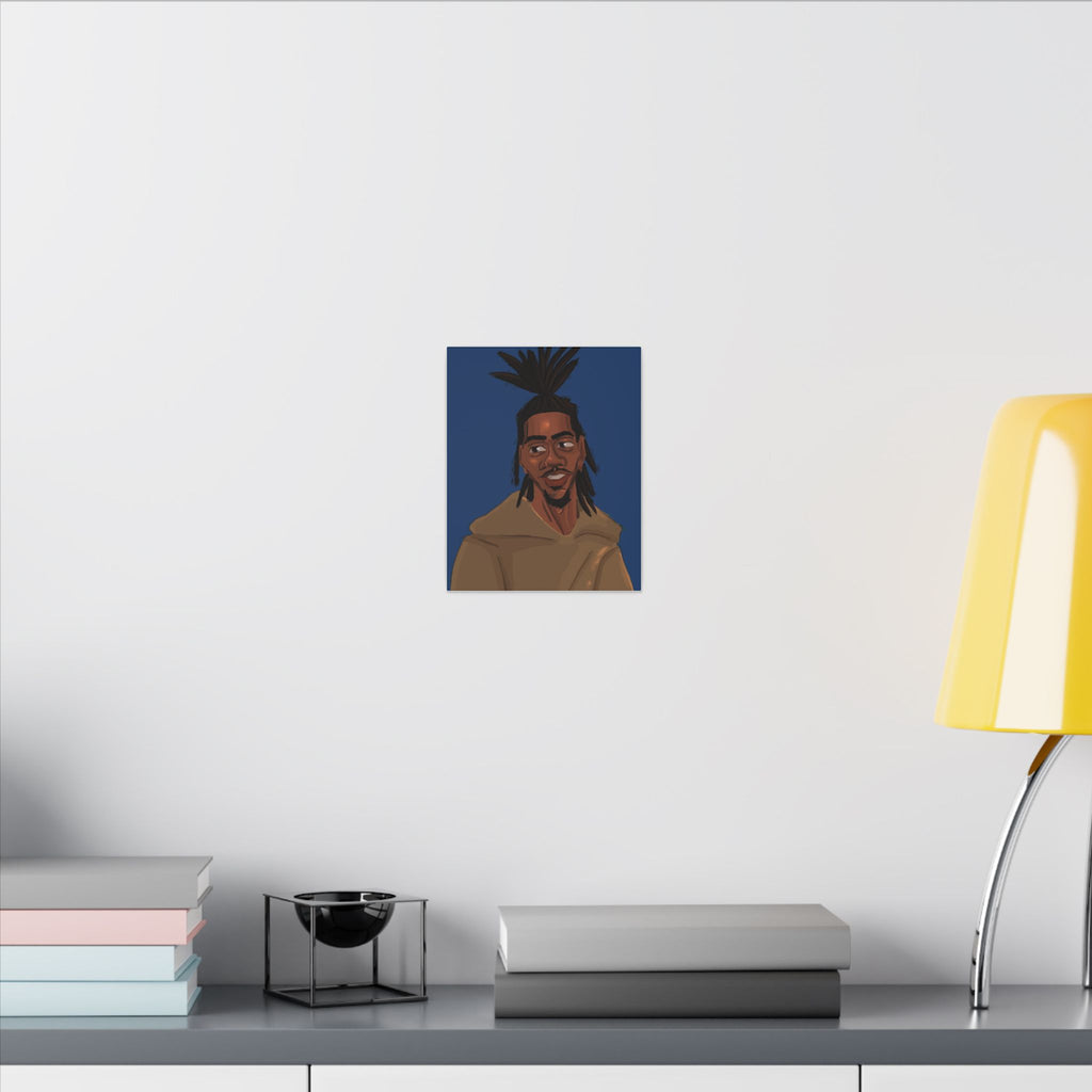 ‘Blue/Travis’ Matte Canvas, Stretched, 0.75" (Multi-Size)
