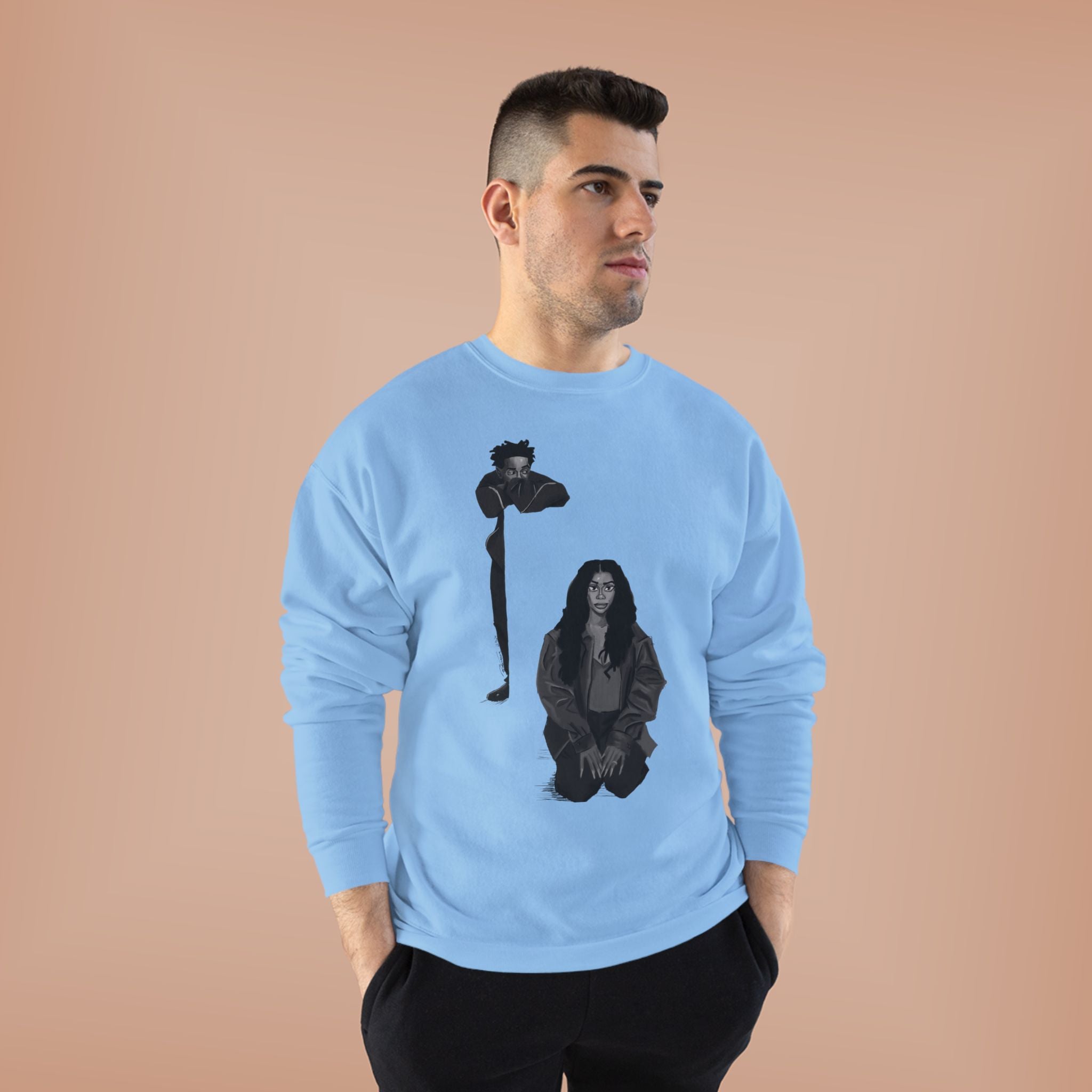 ‘Dot & Sza’ Unisex EcoSmart® Crewneck Sweatshirt