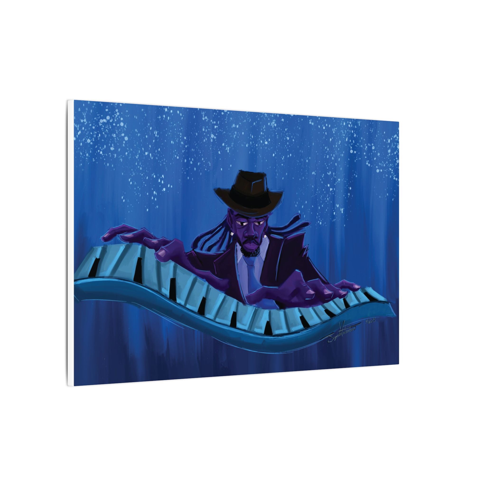 ‘The Pianist’ Matte Canvas, Stretched, 0.75" (Multi-Size)