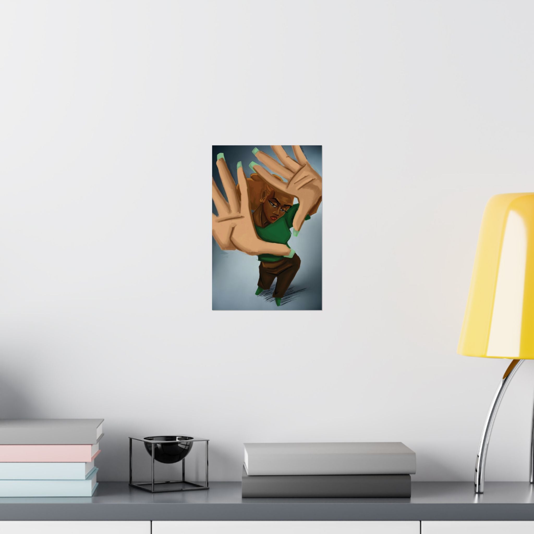 “Lisa” Matte Vertical Posters