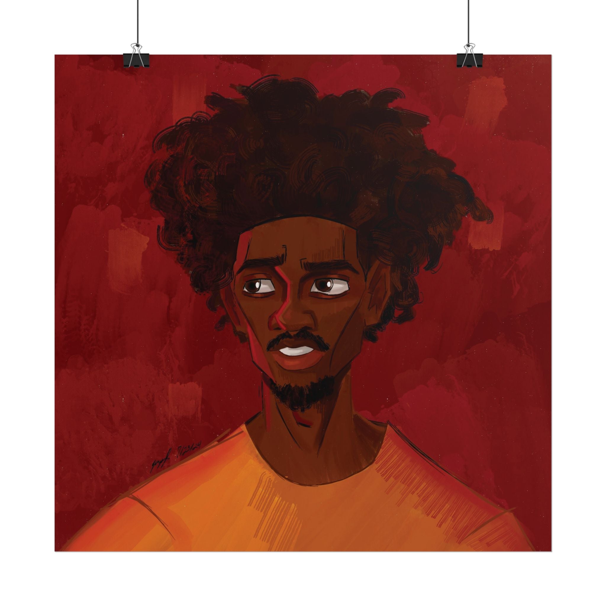 “Untitled II/Red” Rolled Posters