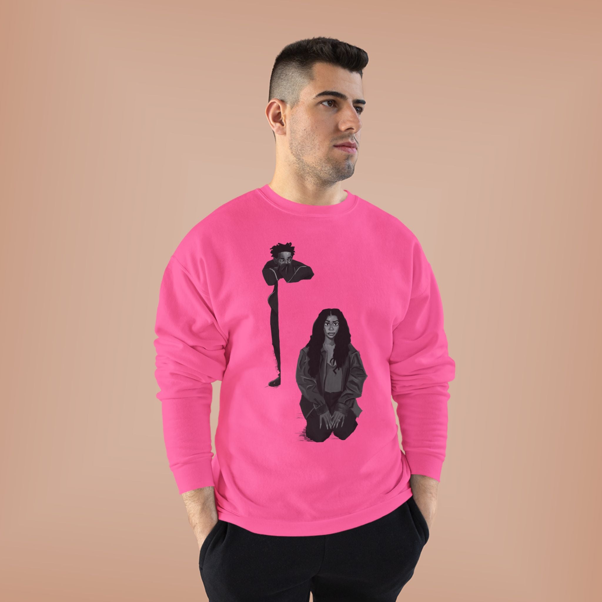 ‘Dot & Sza’ Unisex EcoSmart® Crewneck Sweatshirt