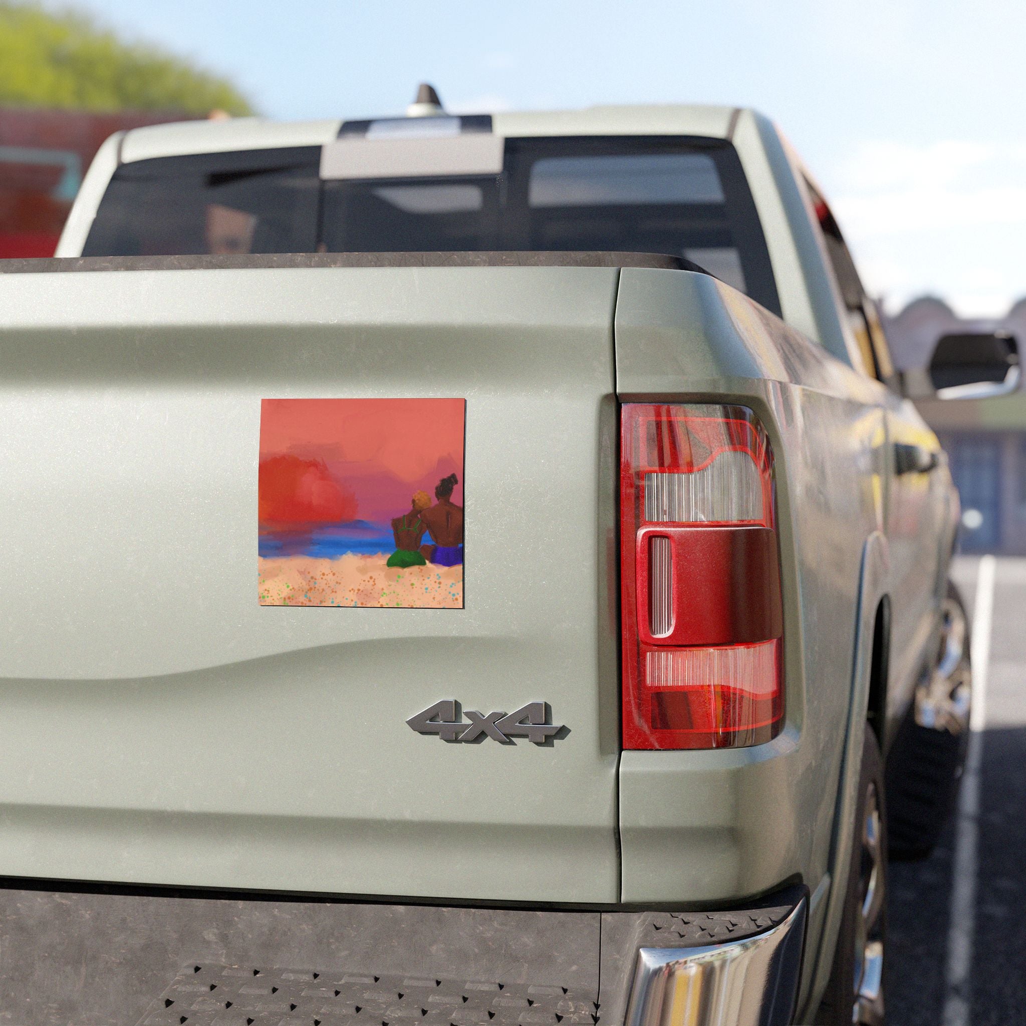 ‘Beach Date’ Car Magnets