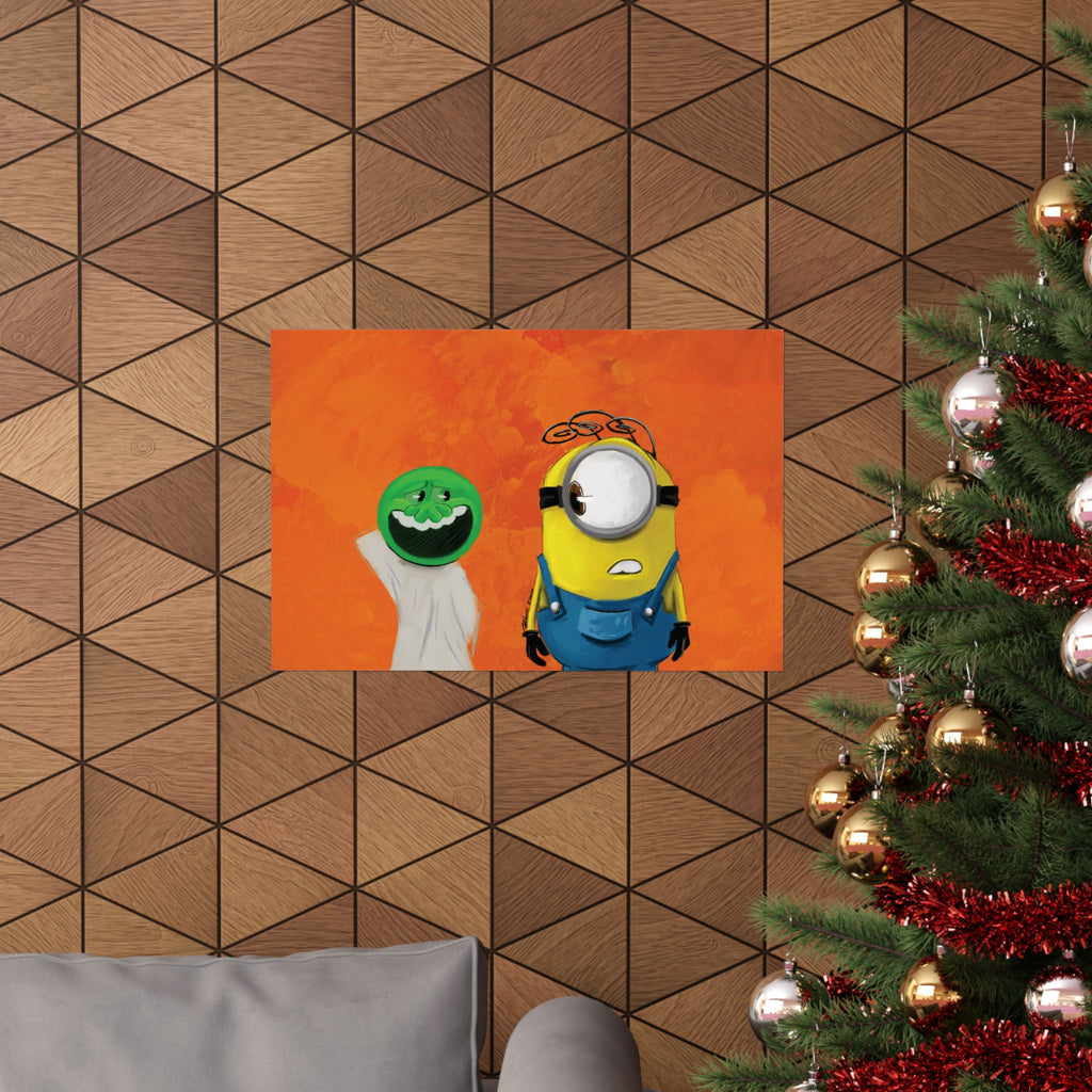 “James & Goomi” Matte Horizontal Art Posters