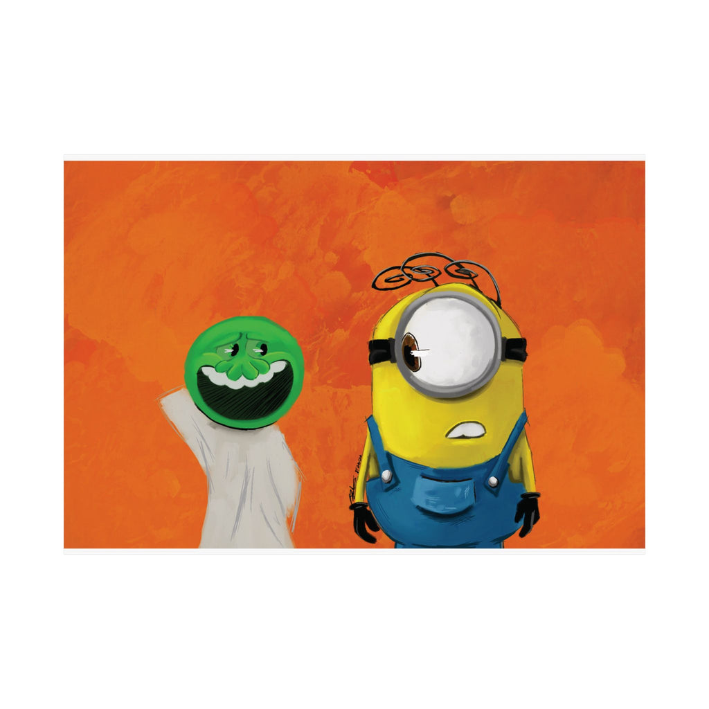 “James & Goomi” Matte Horizontal Art Posters