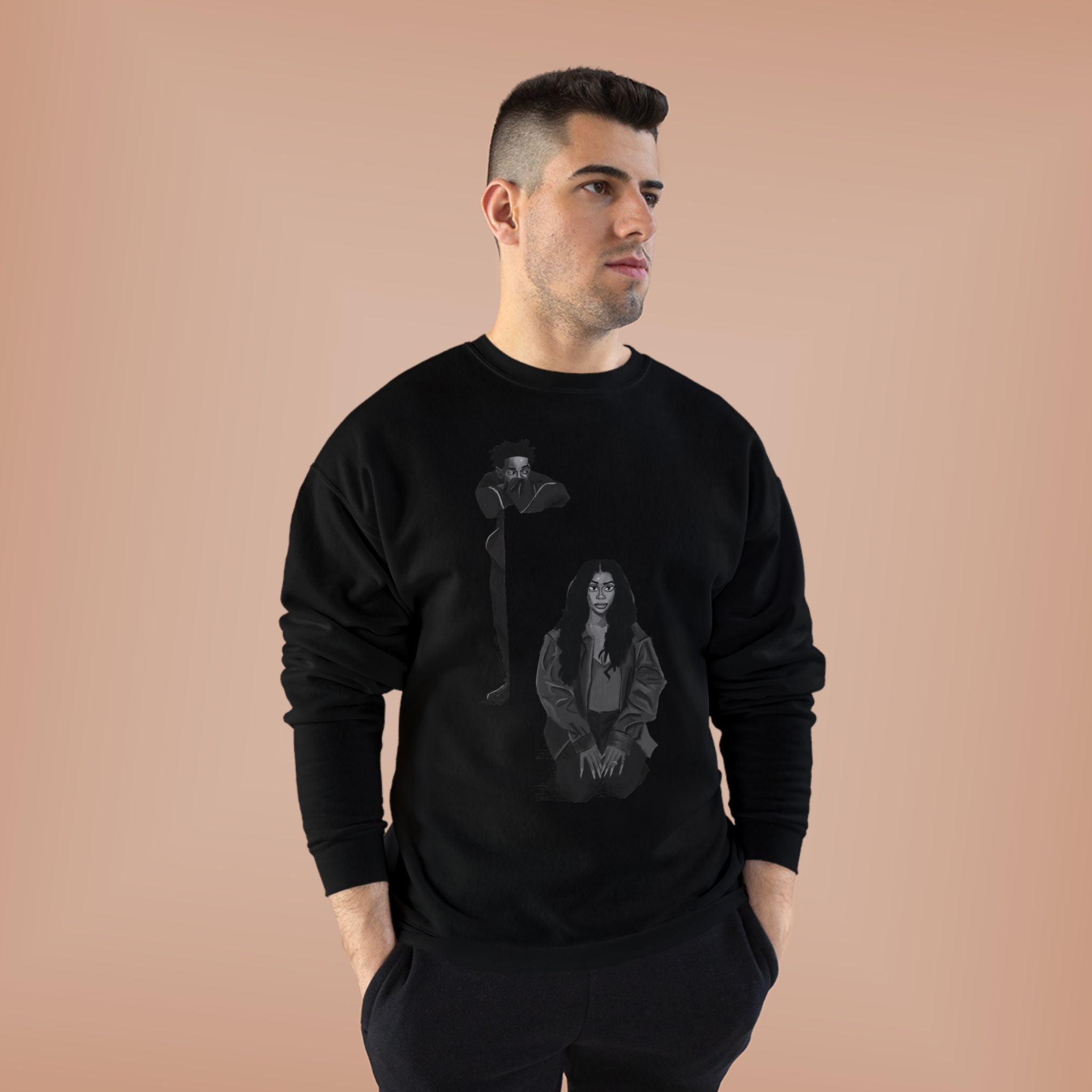 ‘Dot & Sza’ Unisex EcoSmart® Crewneck Sweatshirt