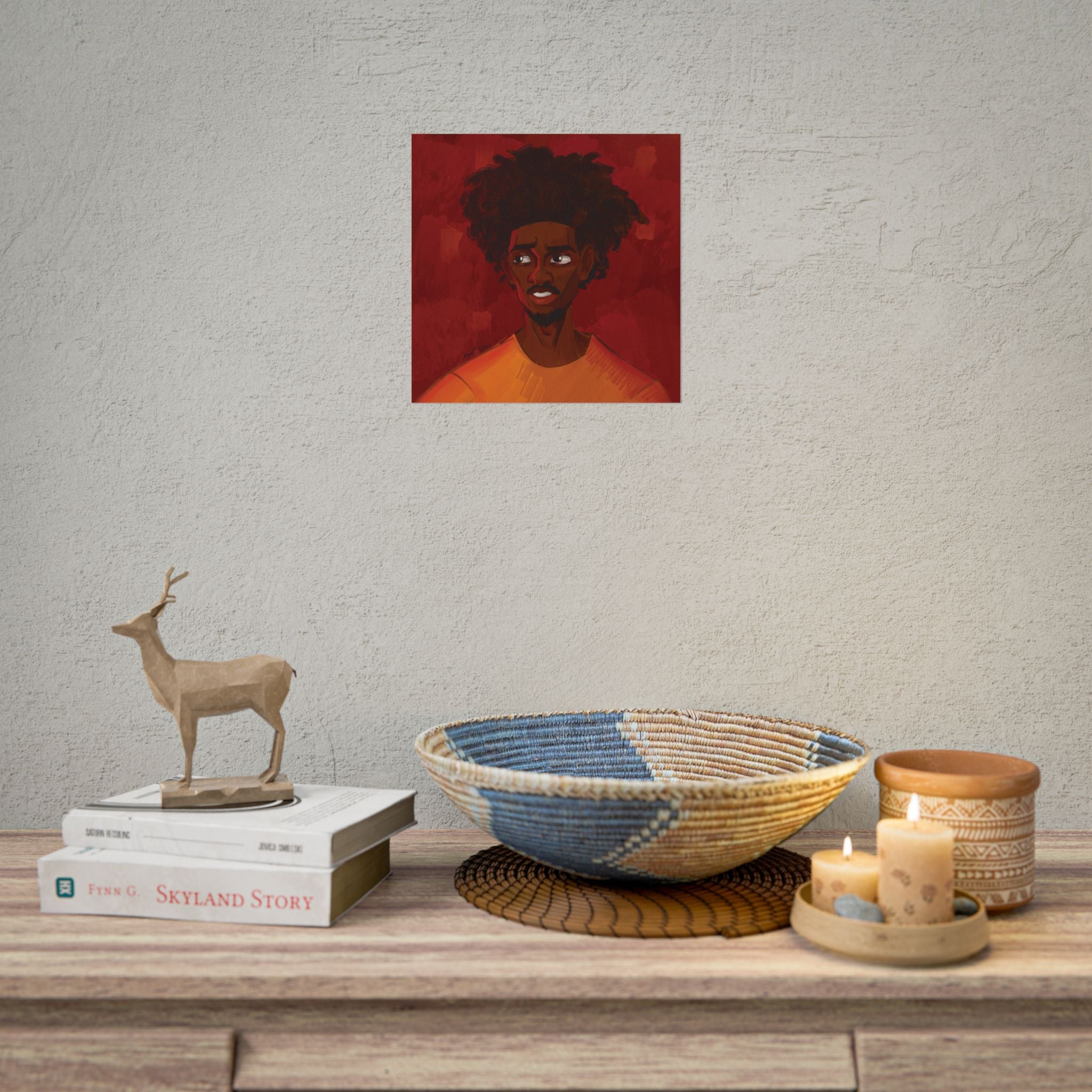 “Untitled II/Red” Rolled Posters