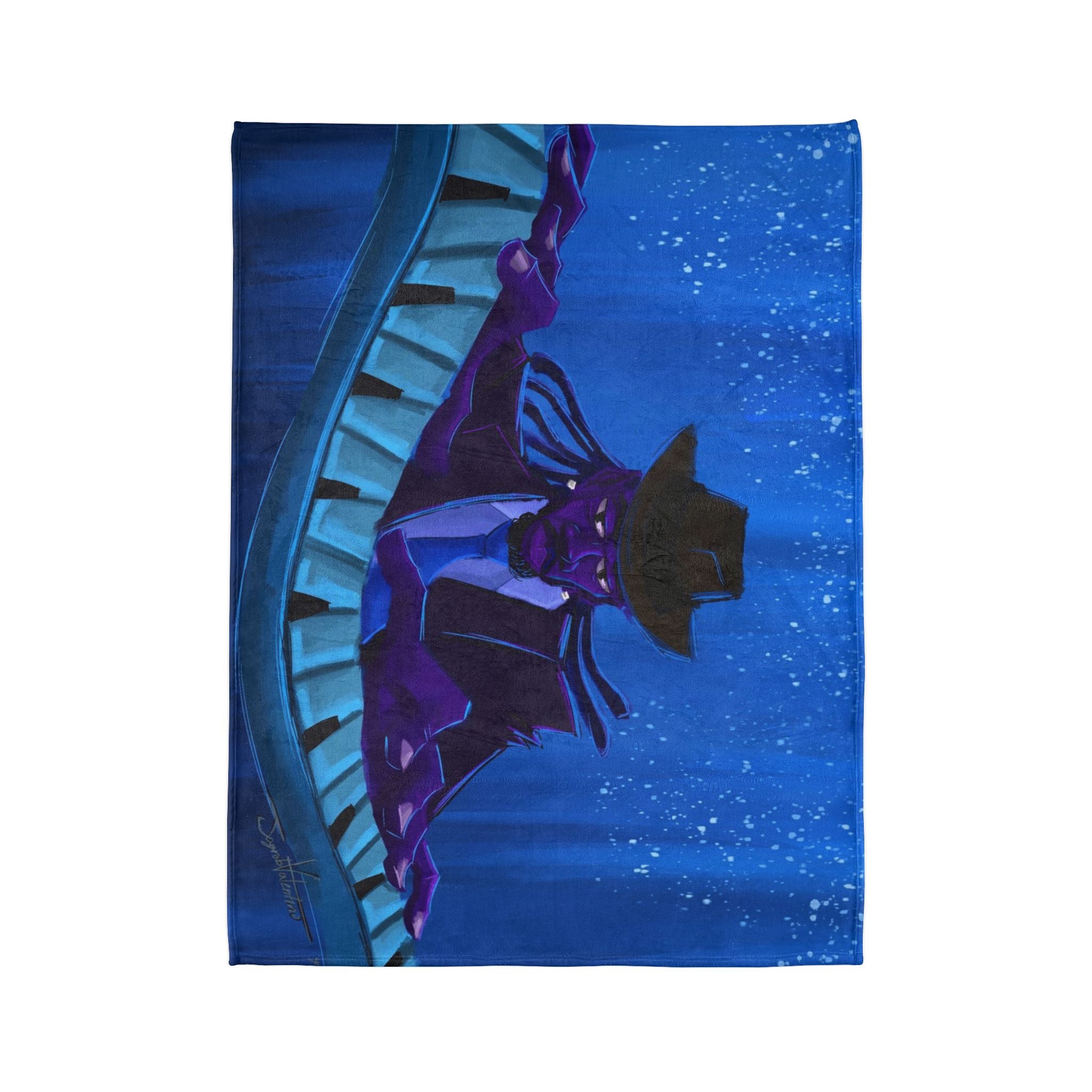 ‘The Pianist’ Soft Polyester Blanket