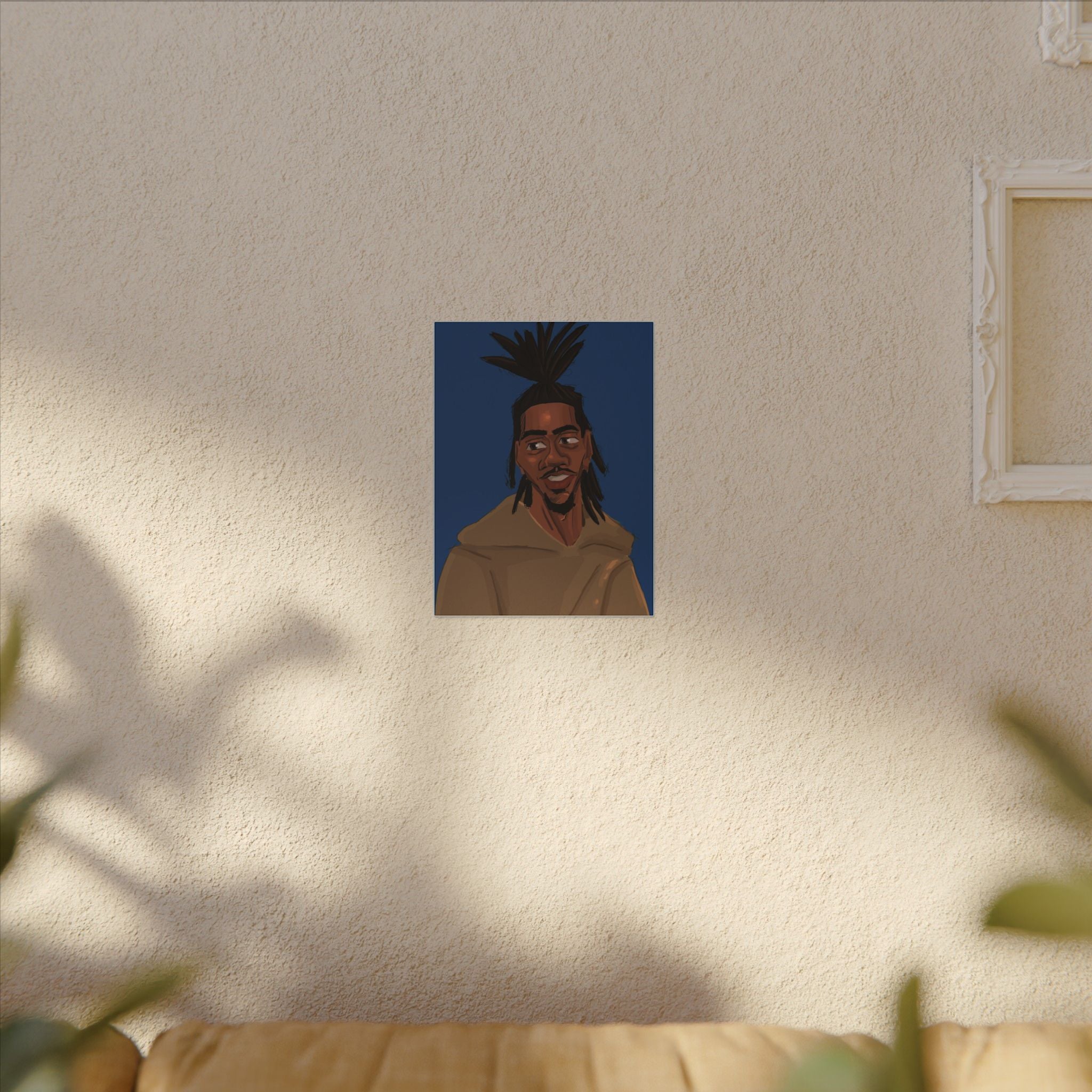 ‘Blue/Travis’ Matte Canvas, Stretched, 0.75" (Multi-Size)